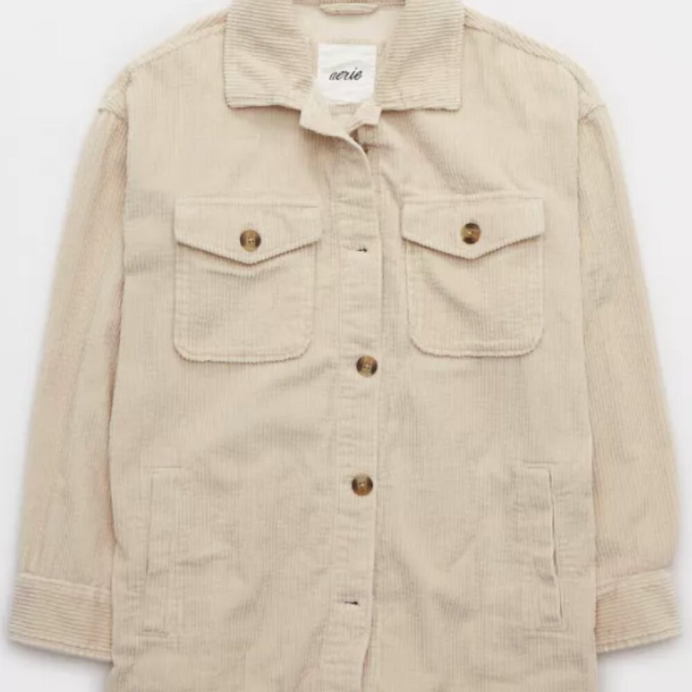 Aerie Oversized Corduroy Shacket - Picture 2 of 6